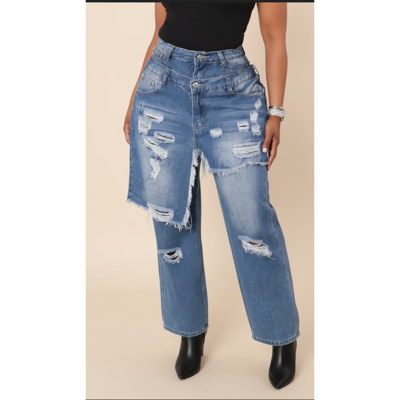 Abstract Denim Jeans