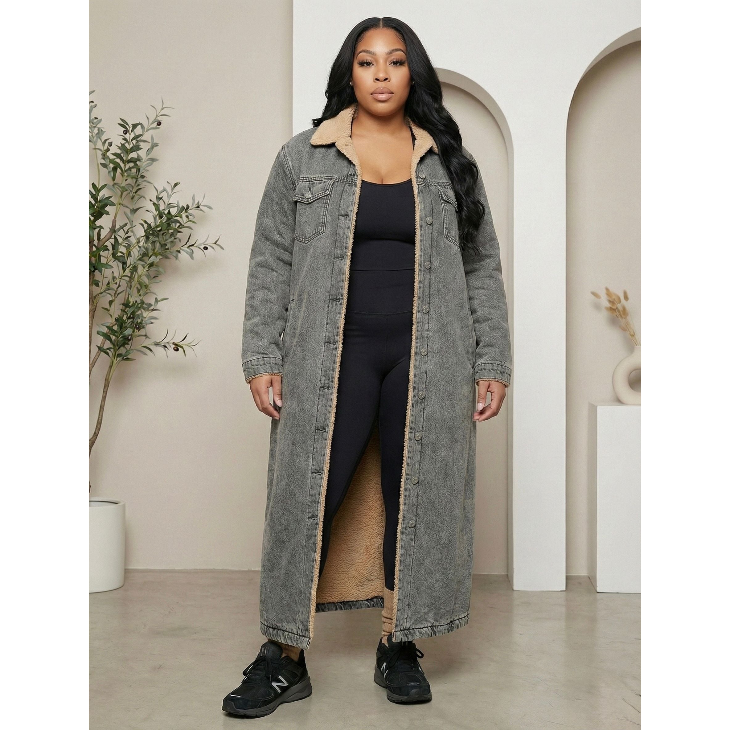 Charisma Long Denim Jacket