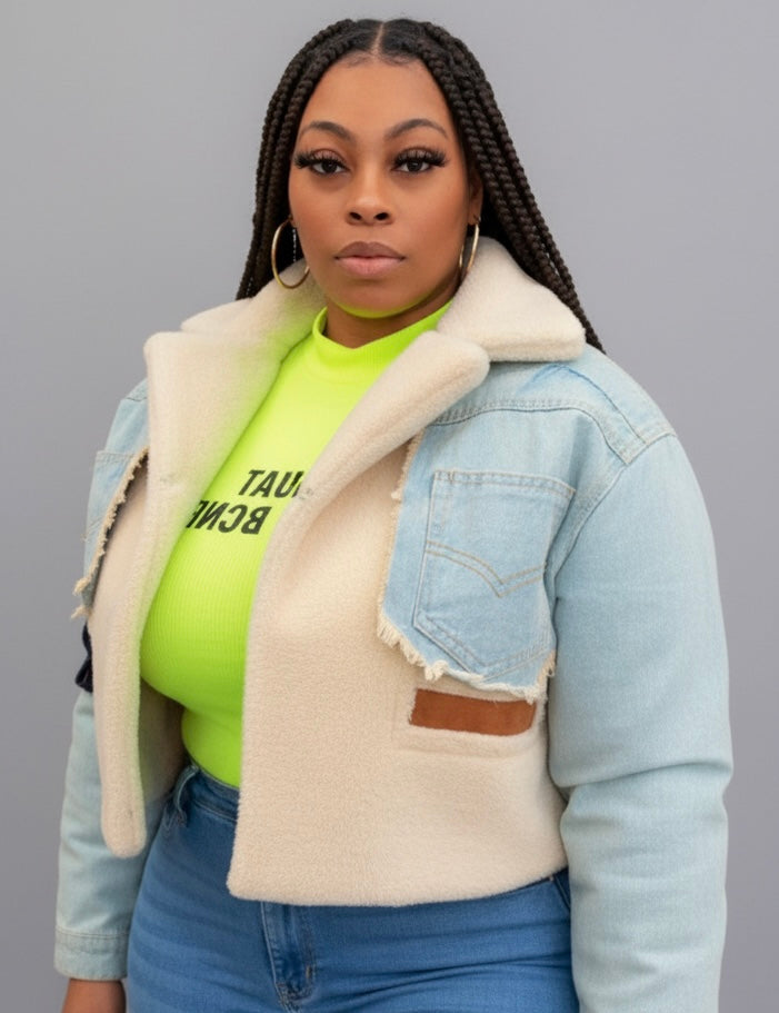 Warm Wishes Denim Jacket ( She’s Back)