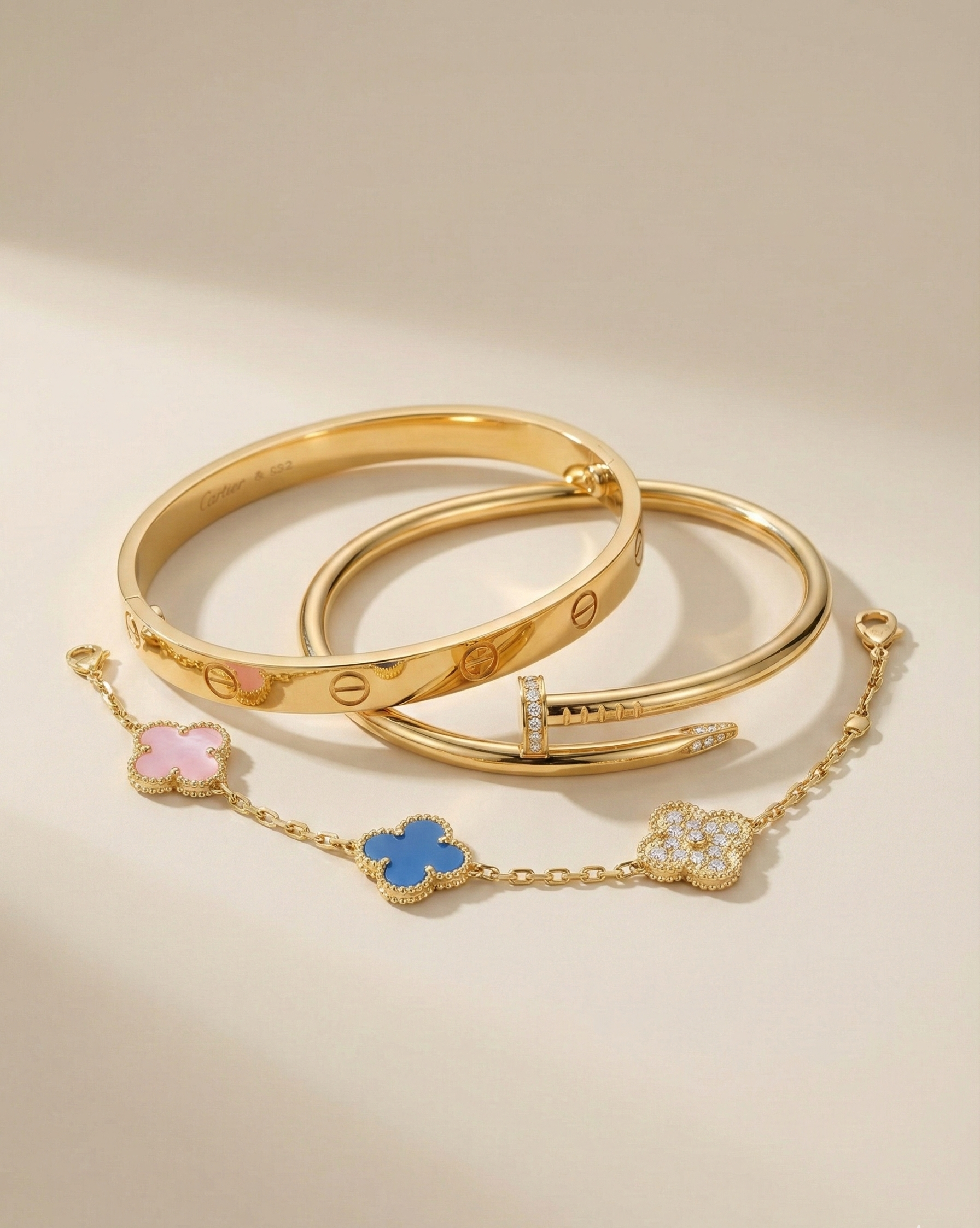 The Rich Girl Bracelet Stack